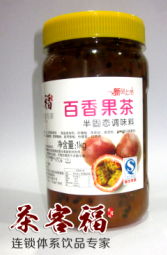 厂家直销百香果茶酱1kg瓶装 – 打造多种特调冰饮的理想原料